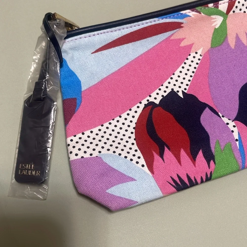 3/$18 Floral Estée Lauder makeup bag new
